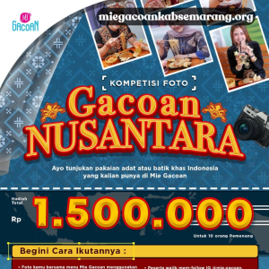 Kompetisi Foto Gacoan Nusantara 2025: Tunjukkan Pesonamu dengan Batik dan Budaya Lokal!